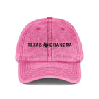 The Texas Club Texas Grandma Vintage Embroidered Hat