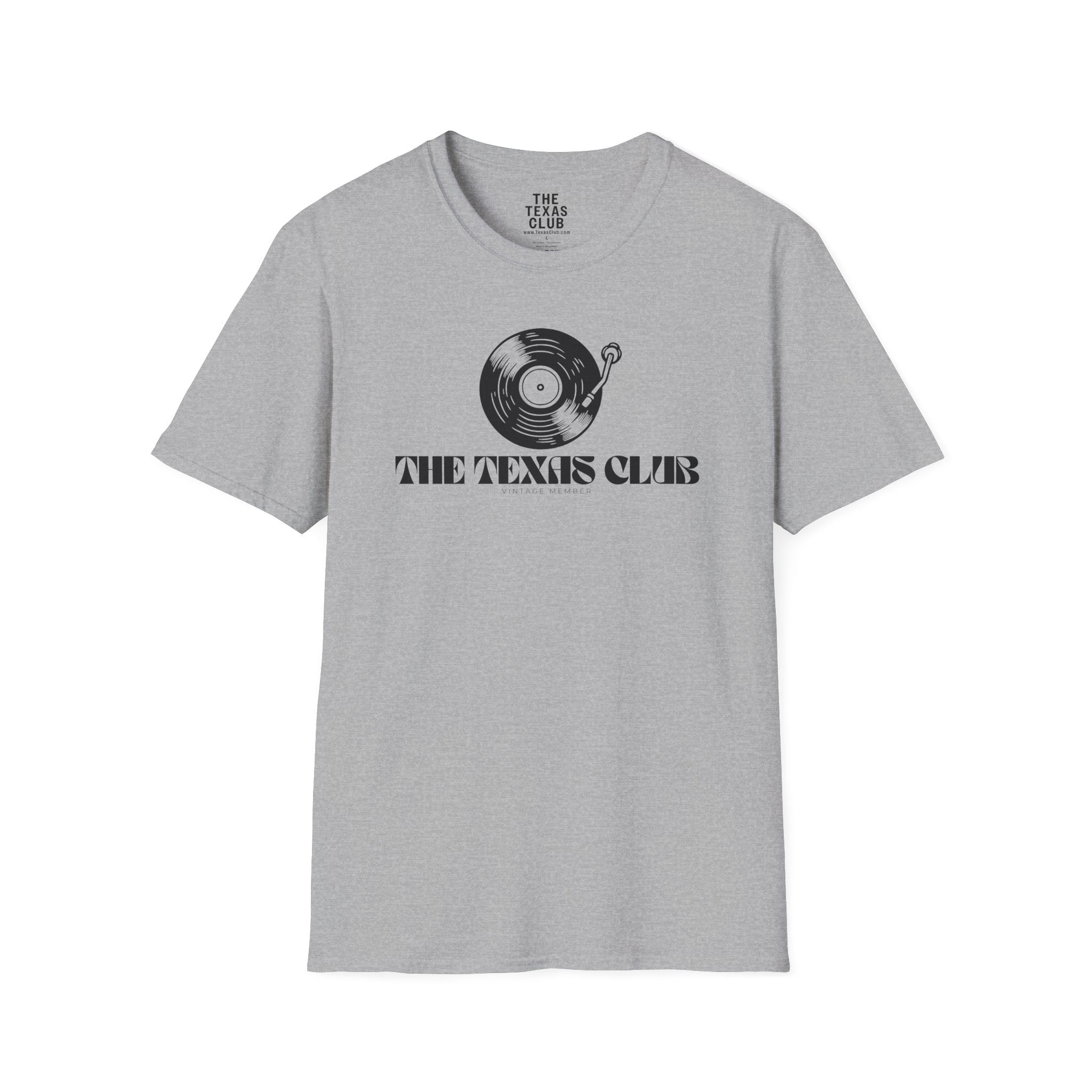 The Texas Club Men's Record Player T-Shirt
